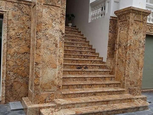 mẫu đá ốp chân cột 