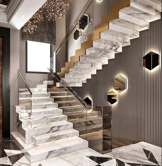 đá hoa cương ốp cầu thang