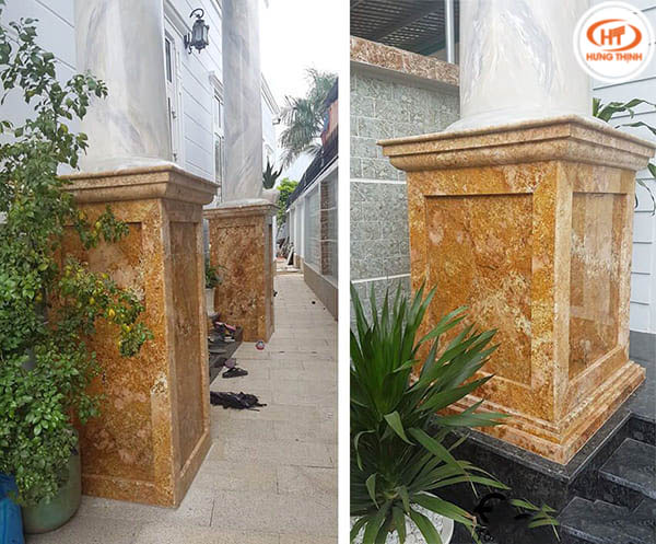 mẫu cột đá hoa cương đẹp