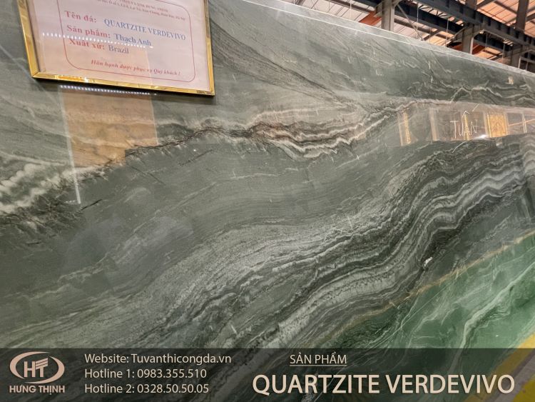Đá thạch anh Quartzite Verdevivo