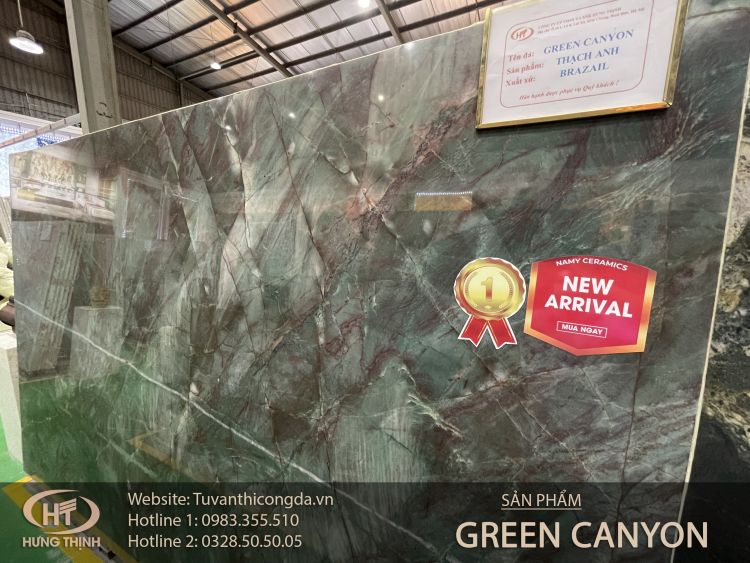 Đá thạch anh Green Canyon