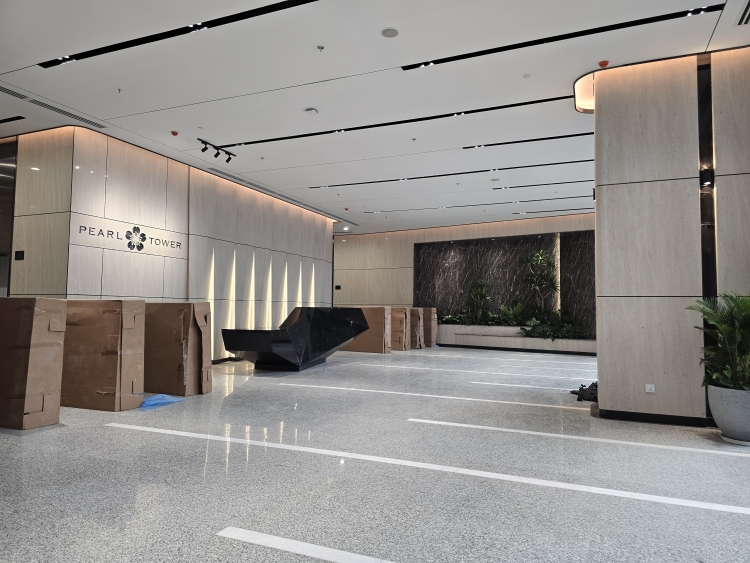 Không gian nội thất hiện đại với đá marble cao cấp