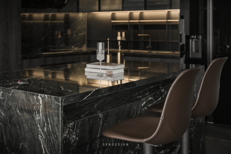 Mặt bếp đá granite chống bám bẩn, dễ vệ sinh