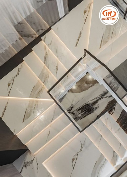 mẫu cầu thang đá đẹp