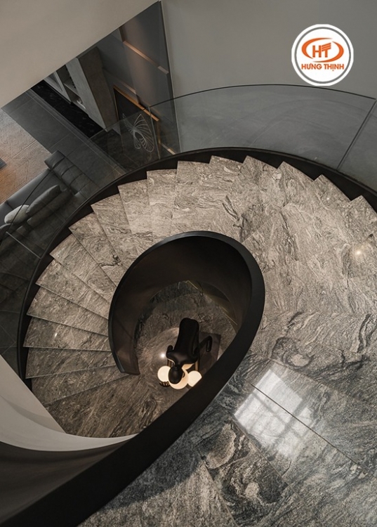 mẫu cầu thang đá đẹp