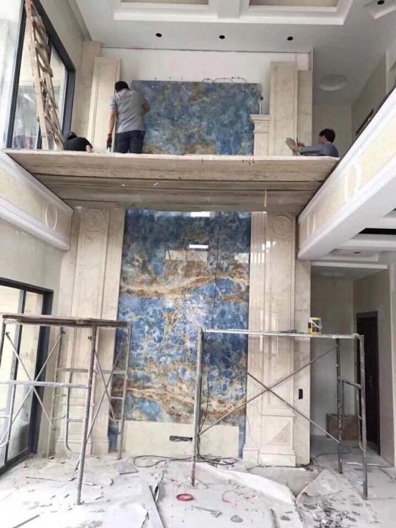 quy trình thiết kế thi công tranh đá