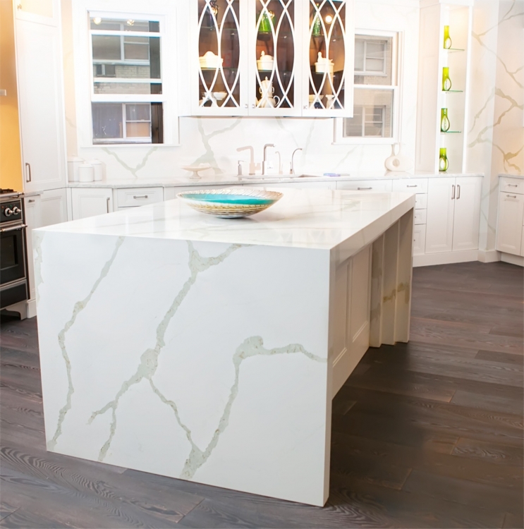 Vicostone Calacatta ốp bếp