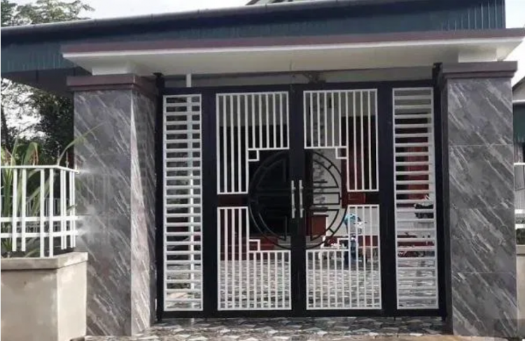 cổng ốp đá đẹp