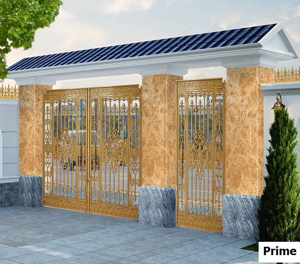 cổng ốp đá đẹp