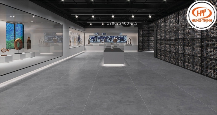 Mẫu lát sàn bằng đá nung kết mang tính thẩm mỹ cao