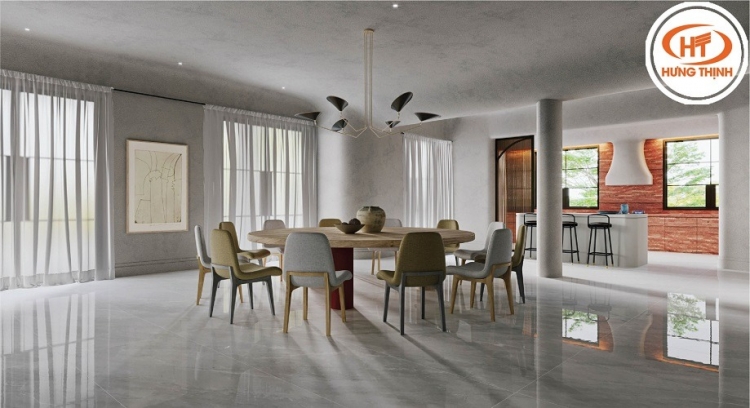 Ứng dụng đá nung kết trong lát sàn nhà ở cao cấp