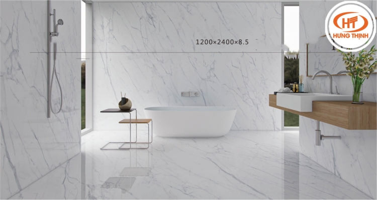 Mẫu đá nung kết lát sàn đẹp, phù hợp xu hướng 2025