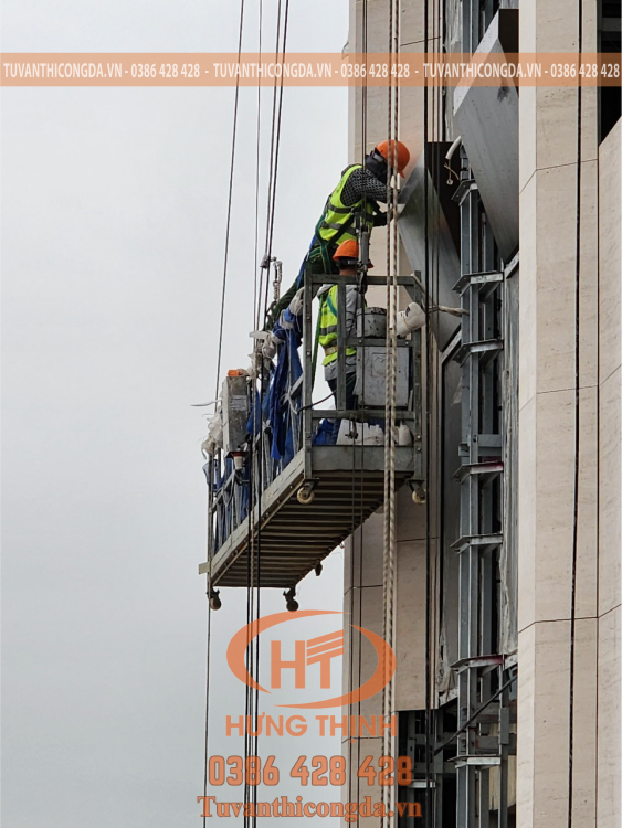 Ốp đá tự nhiên mặt đứng công trình