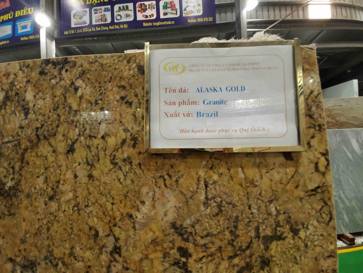 Đá Granite Alaska Gold