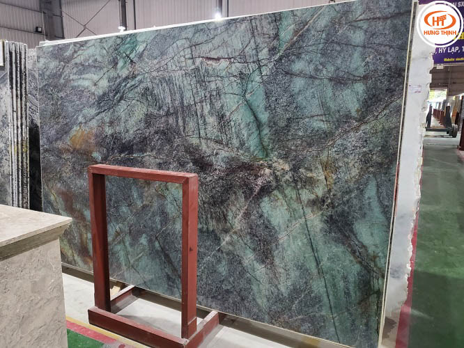 Đá Thạch Anh Blue Velvet Verde