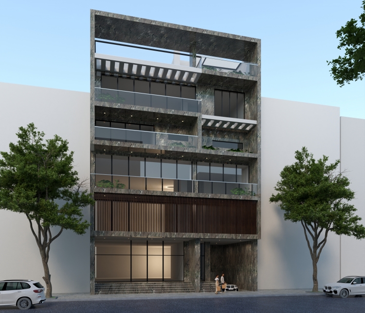 đá hoa cương mặt tiền