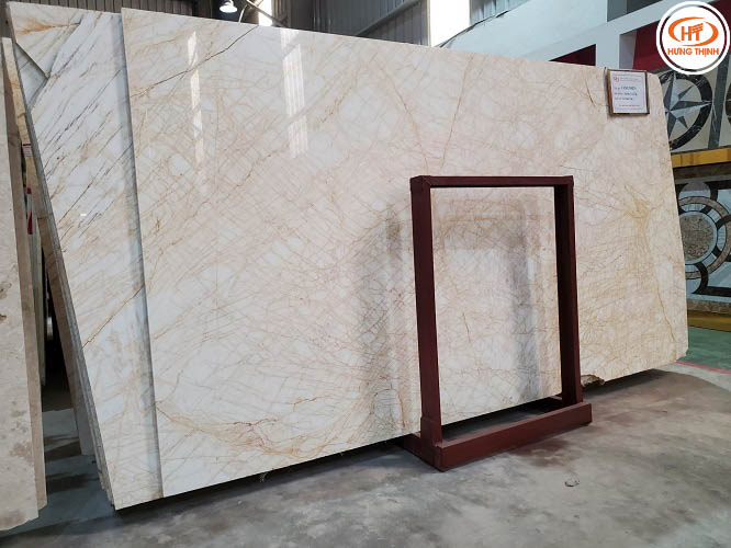 Đá Marble Vàng Mạng Nhện