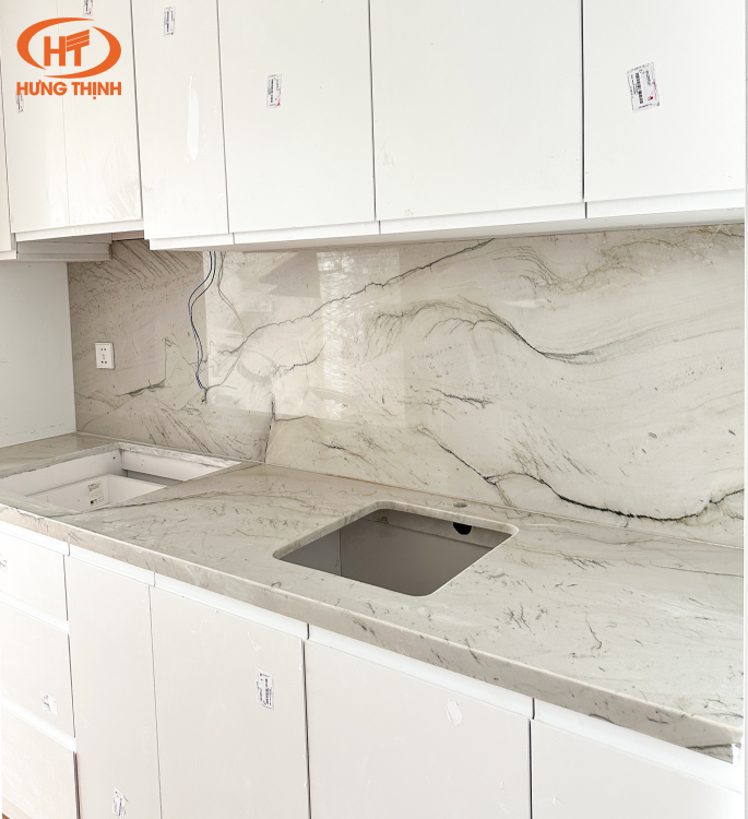 đá ốp bàn bếp