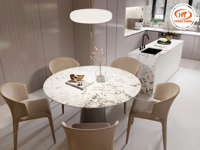 Đá hoa cương ốp bếp, bàn ăn
