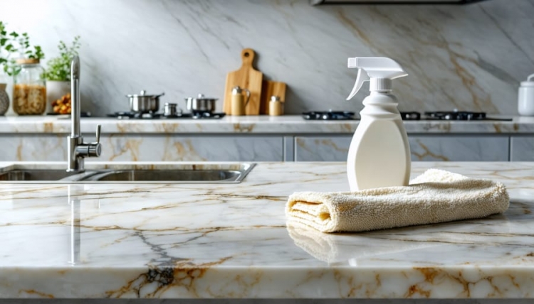 bảo quản và vệ sinh đá tự nhiên 