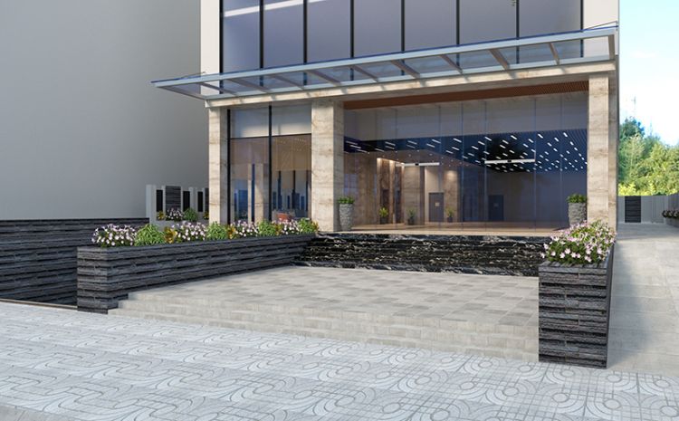 Công trình đá tòa nhà HT