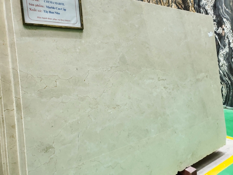 Đá marble Crema Marfil