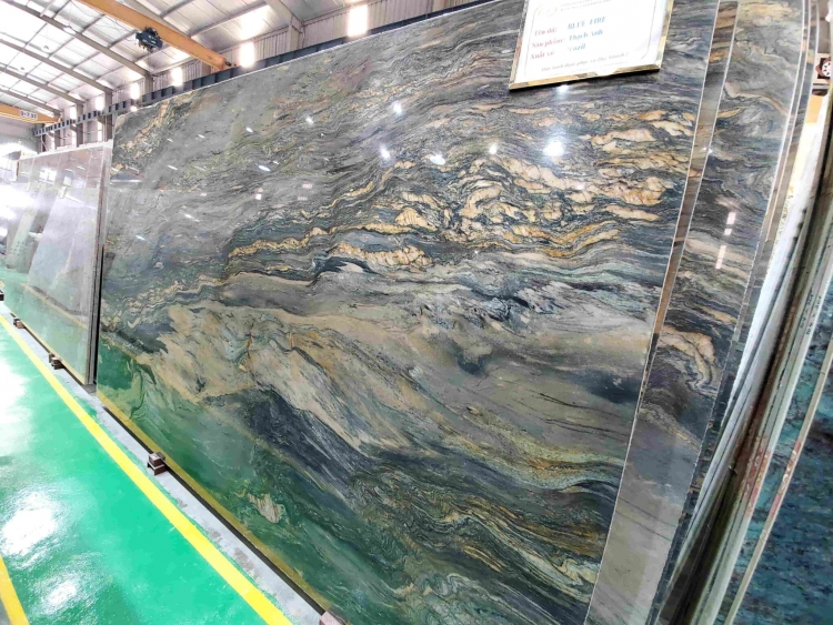 Đá Thạch Anh Blue Fire