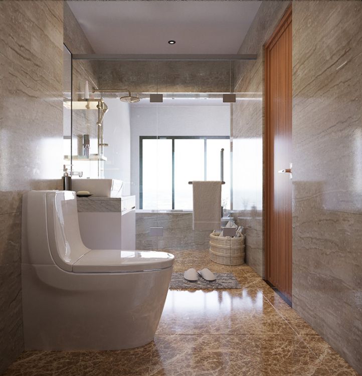 Đá tự nhiên ốp phòng tắm sang trọng và đẳng cấp