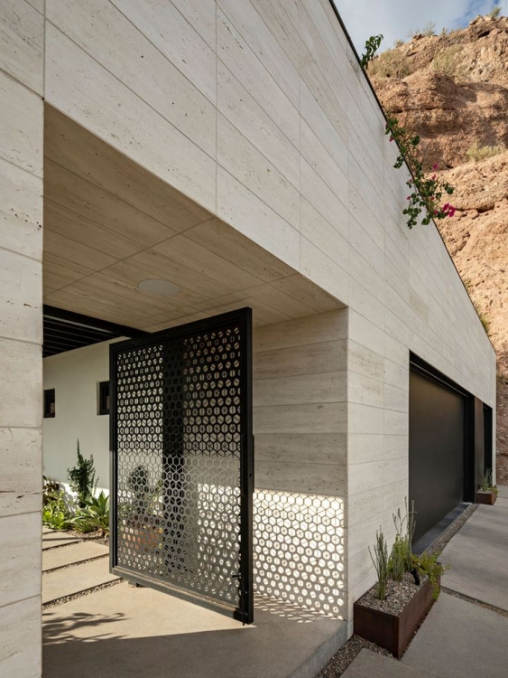 mẫu đá ốp tường mặt tiền