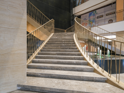 Đá marble ốp cẩu thang 