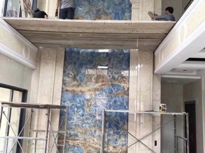 Quy trình thiết kế, thi công lắp đặt tranh đá tự nhiên