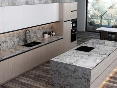 Đá thạch anh nhân tạo ốp bàn bếp