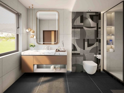 Cách vệ sinh gạch ốp tường và sàn phòng tắm