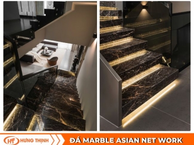 đá marble ốp cầu thang