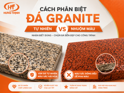 Cách phân biệt đá granite tự nhiên và đá granite nhuộm màu chính xác Cách phân biệt đá granite tự nhiên và đá granite nhuộm màu chính xác