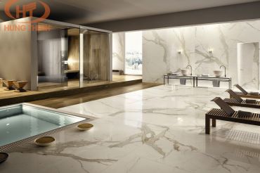 Đá ốp lát phòng tắm - bể bơi trong nhà