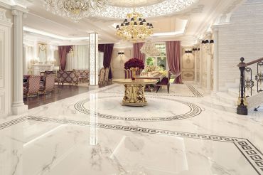 Mẫu đá ốp phòng khách 1