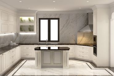 Đá ốp phòng bếp - bàn bếp