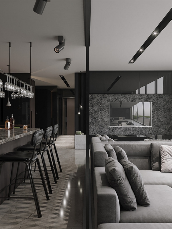 Ốp Đá Nội Thất Resort View Biển