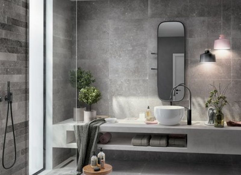 Đá ốp phòng tắm hiện đại