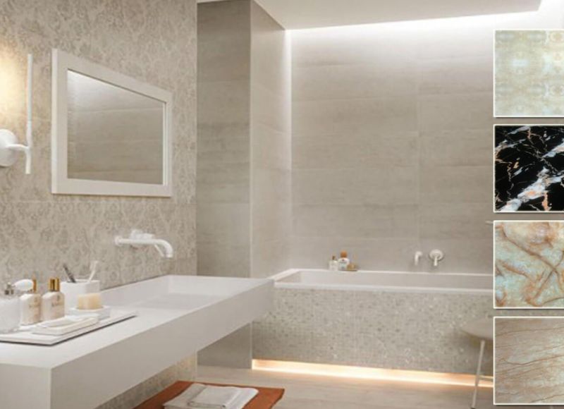 Đá ốp phòng tắm hiện đại sang trọng