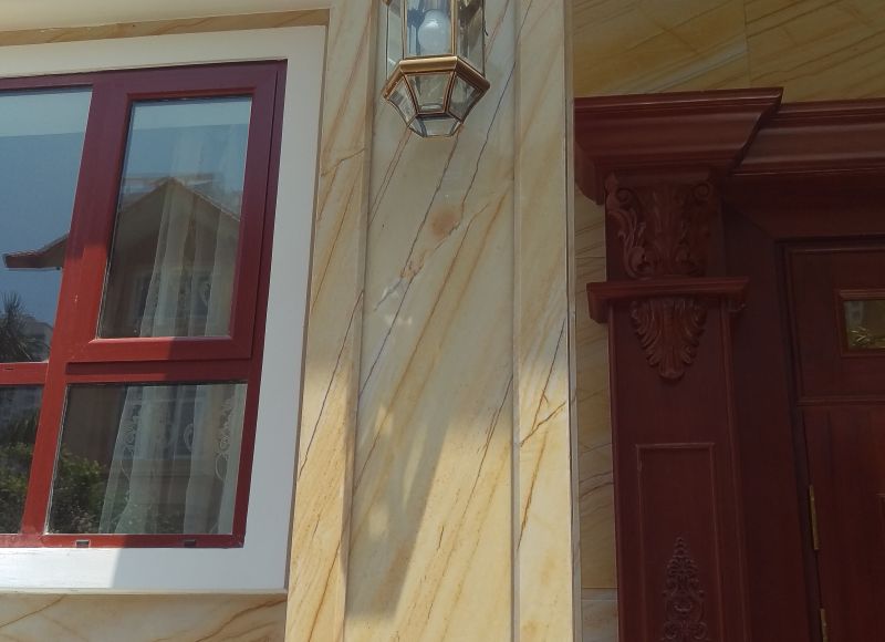 Ốp cột công trình biệt thự 11 Big C