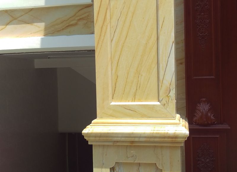 Ốp cột công trình biệt thự 11 Big C