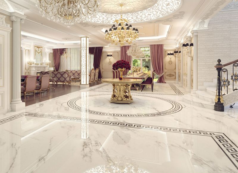 Mẫu đá ốp phòng khách 1