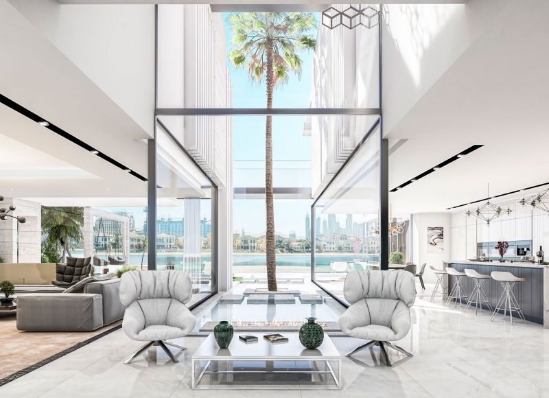 Mẫu đá ốp lát phòng khách 2