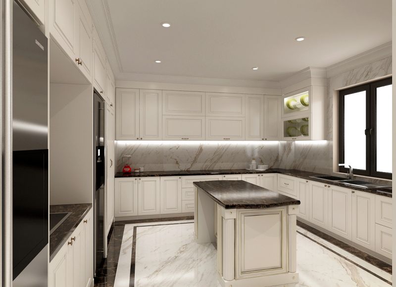 Đá ốp phòng bếp - bàn bếp