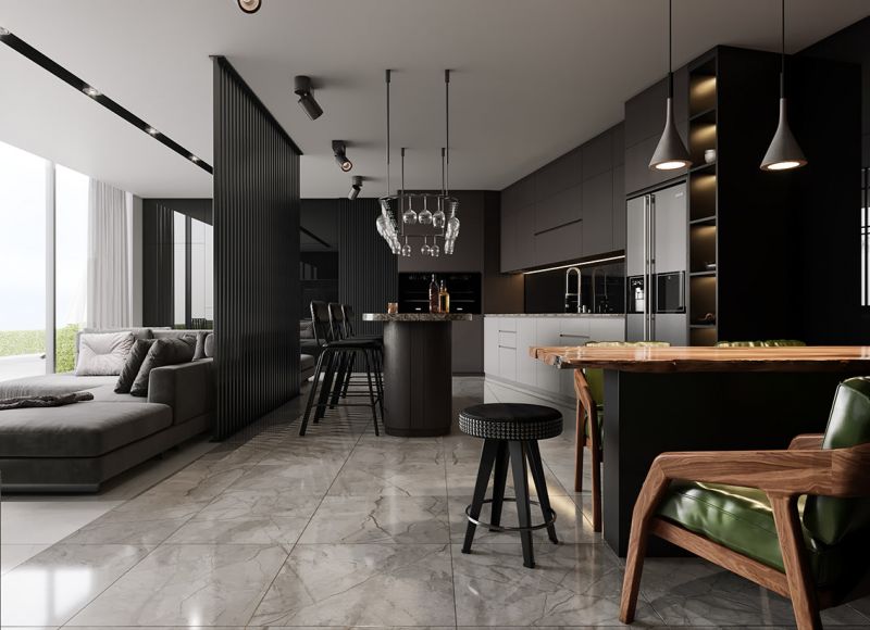 Ốp Đá Nội Thất Resort View Biển